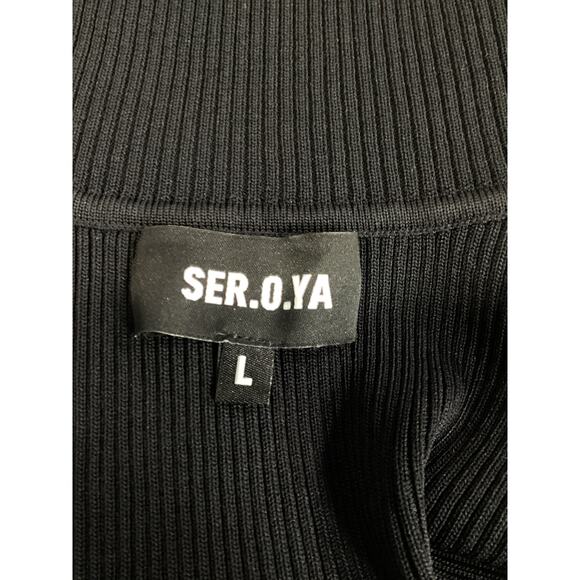 Ser.O.Ya 'Larkin' Black Dress Size L - Picture 4 of 4